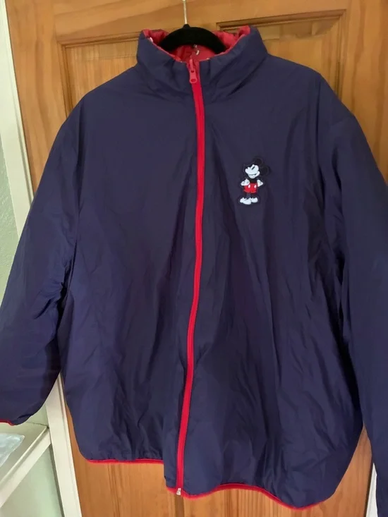 Disney Red Quilted Jacket with Character Print - Picture 4 of 8